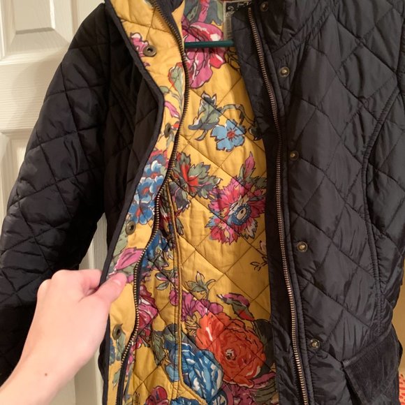 Joules Moredale Black Quilted Jacket XXS - Picture 10 of 13
